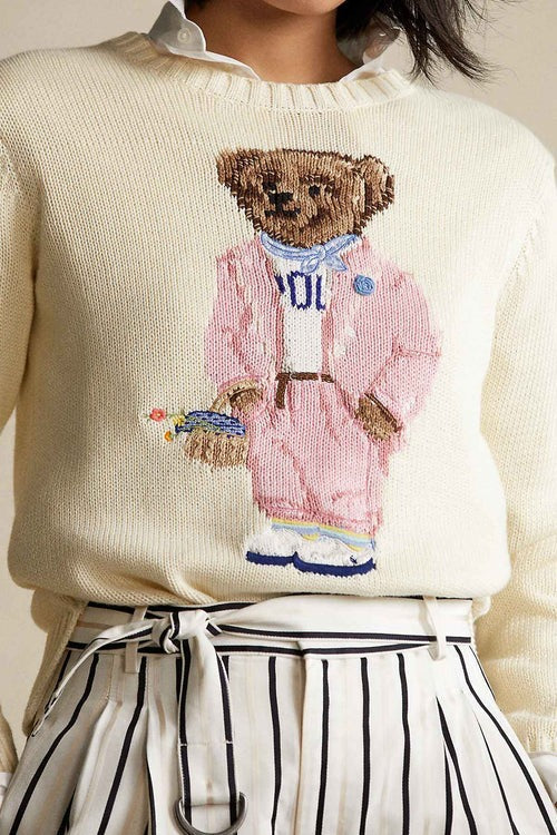 RL Sweater | Pink Bear