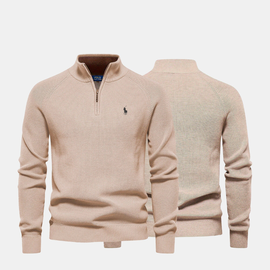 RL Men's Zip Neck Sweater (Clearance)